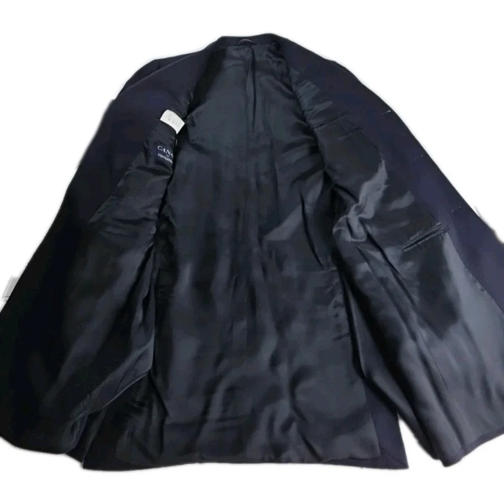 Canali Men's Blazer Sport Coat Jacket‎ Size 50R BLACK